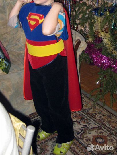 Костюм супергерой карнавальный(на новый год)