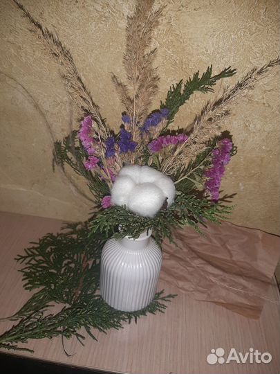 Мини букет из сухоцветов