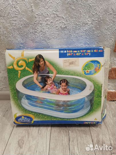 Детский надувной бассейн intex