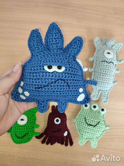 Мягкие игрушки вязанные
