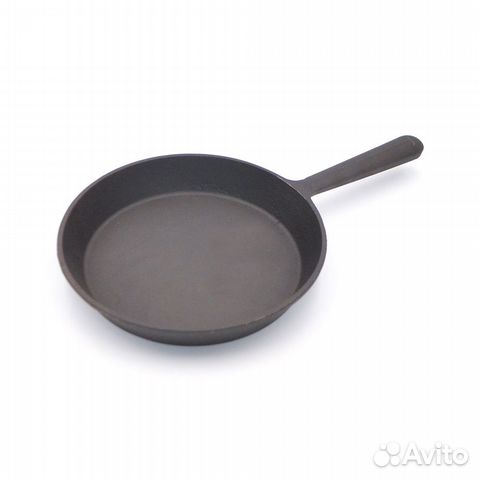 Сковорода чугунная с литой ручкой 200/30-1 гост
