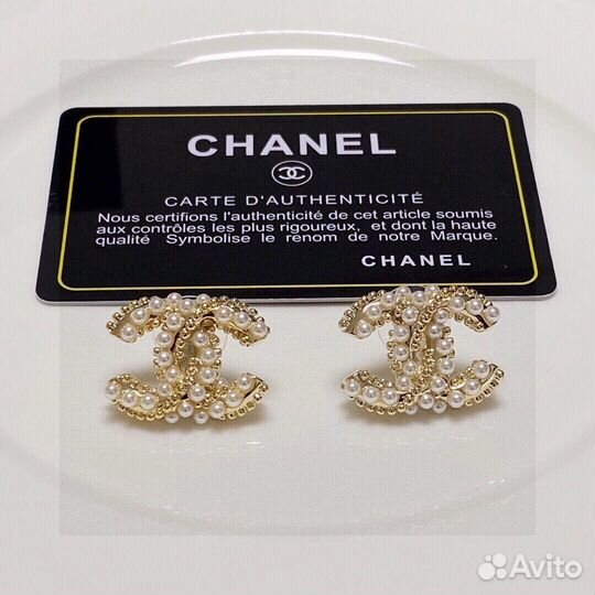 Серьги Chanel