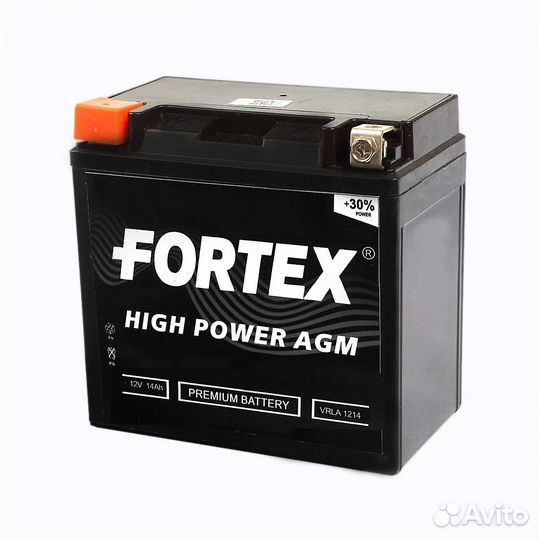 Акб Мото 12В 14А п.п. Fortex AGM ток145 150х70х145