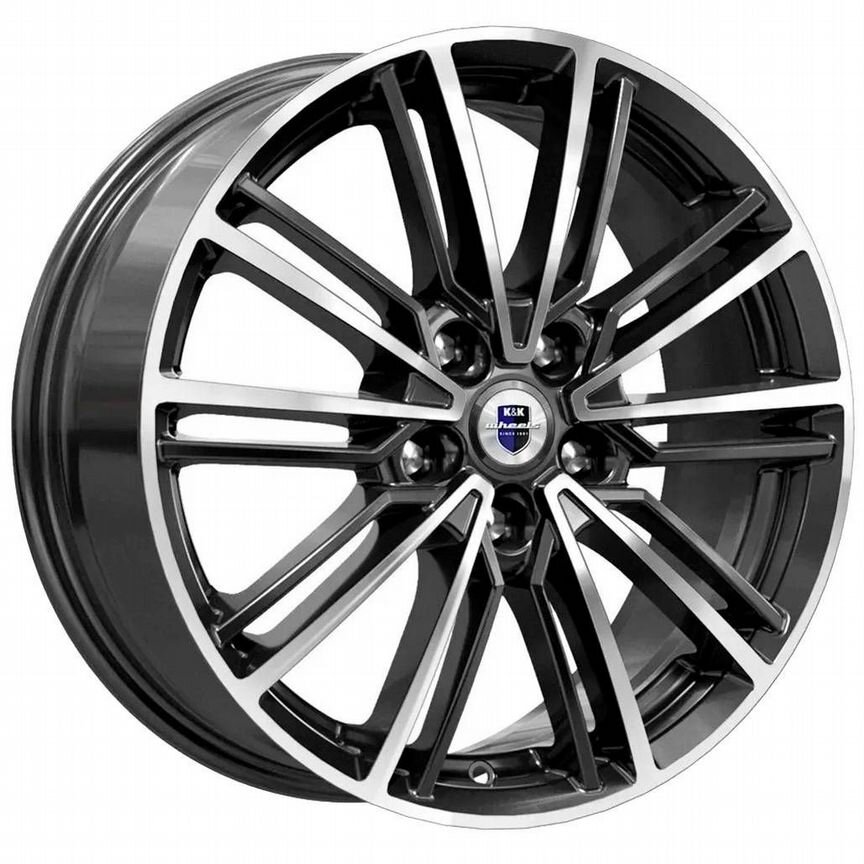 Диски K&K Эрфурт 7x17 5x112 ET45 D66.6 Алмаз черный