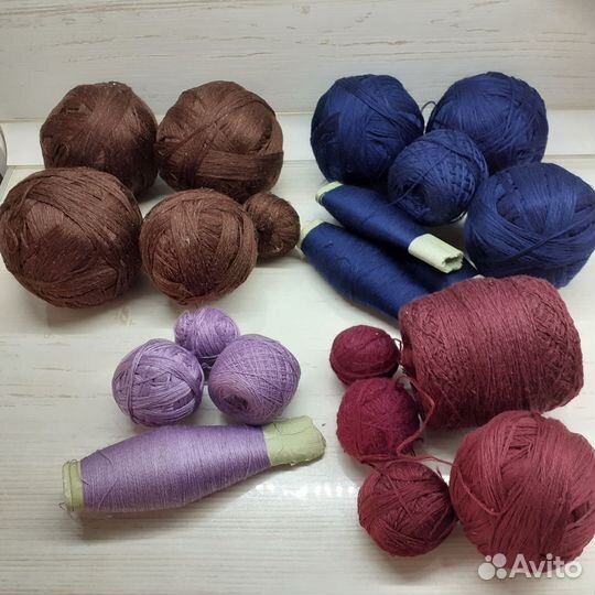 Пряжа для вязания.Шерсть 90./1,6 кг