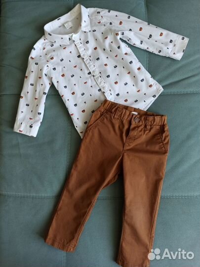 Рубашка и брюки для мальчика h&m