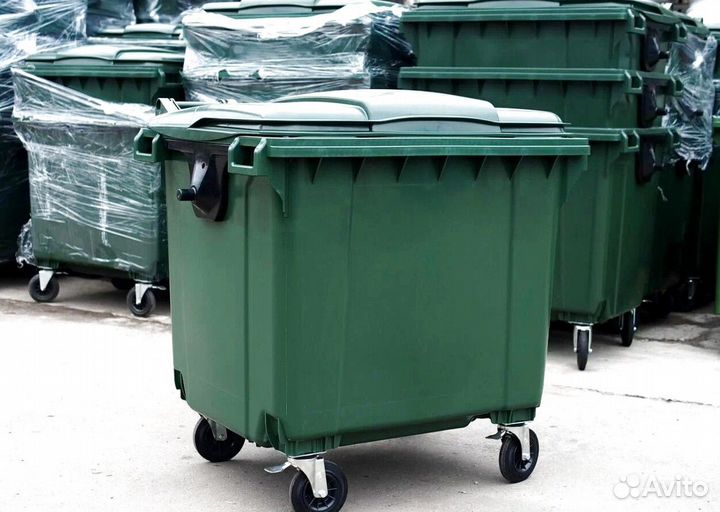 Пластиковый контейнер 1100л, 770л