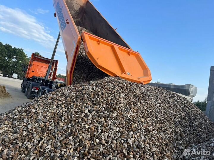 Щебень гравийный 5-20