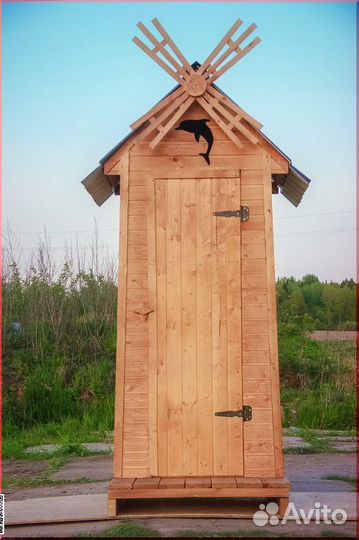 Дачный туалет с установкой KEY674