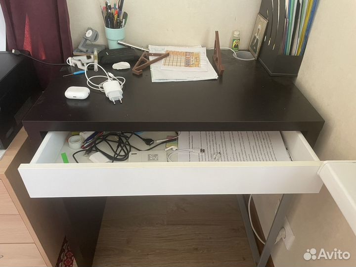 Письменный стол IKEA микке бу черный