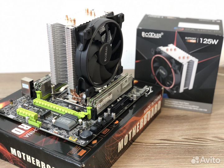 Бюджетный игровой комплект intel 8 ядер, 16Gb