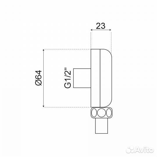 Шланговое подключение Webert AC1016015, хром