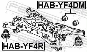 Сайлентблок подрамника Honda Pilot YF3/YF4 09-14