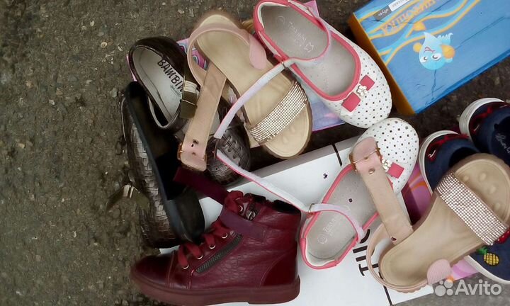 Обувь пакетом на девочку