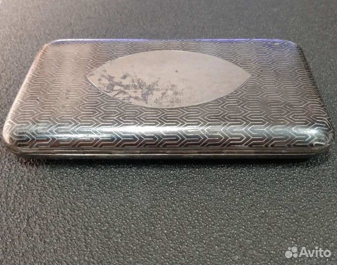 Старинный портсигар-серебро-84 проба