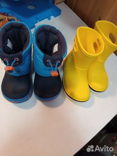 Crocs сапоги детские c7, c8