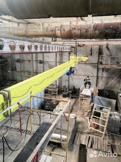 Монтаж демонтаж кранов мостовых козловых