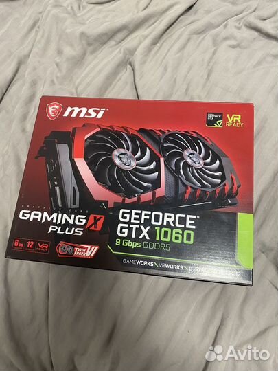 Видеокарта GTX 1060 6gb msi gaming x