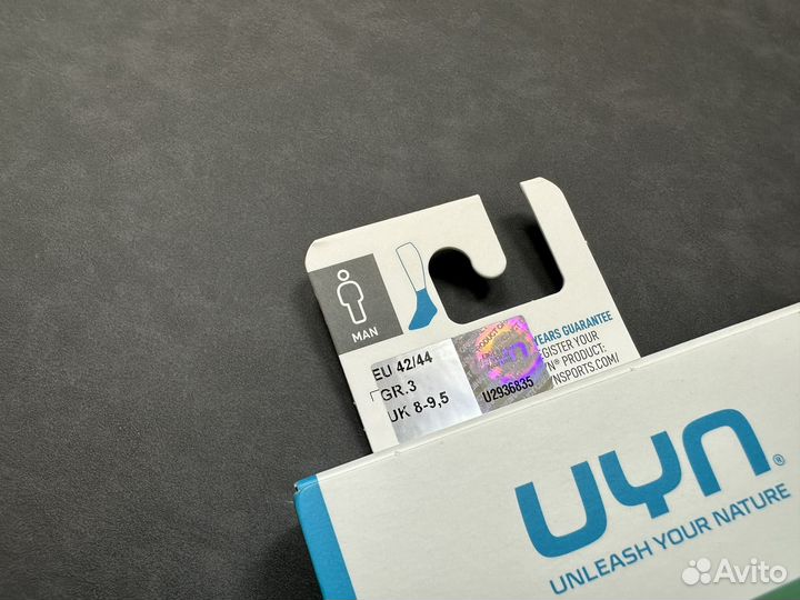 UYN 42-44 Оригинал Новые Беговые Носки
