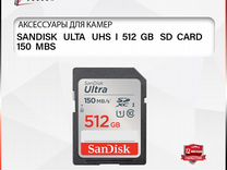 Sandisk ulta UHS I 512 GB SD card 150