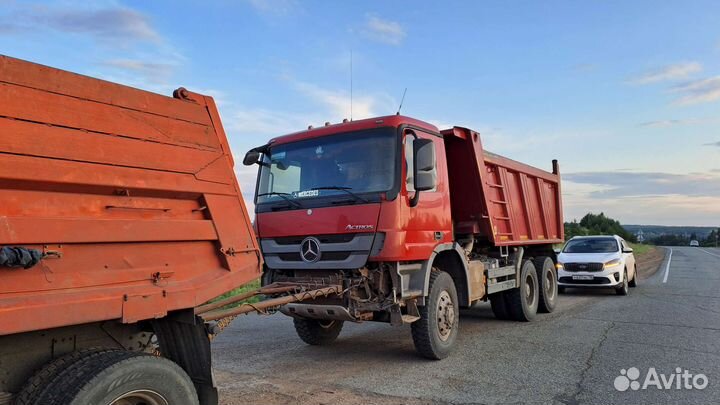 Грузовой эвакуатор буксировка на жёсткой сцепке