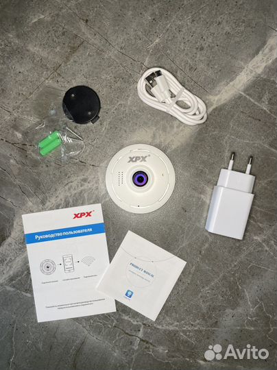 Панорамная мини Wi-Fi камера видеонаблюдения 360'