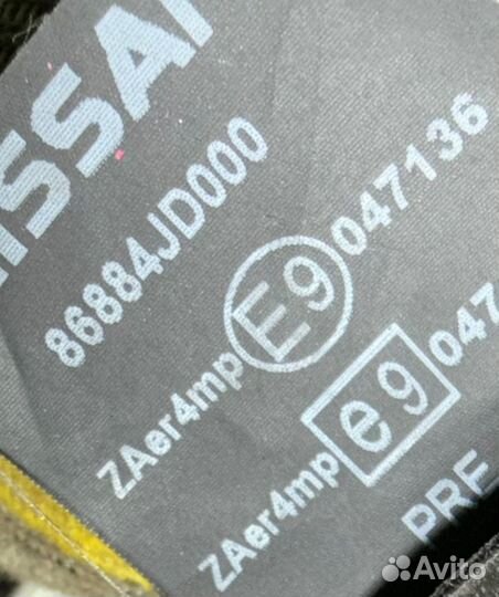 Ремень безопасности Nissan Qashqai 1.5 2008