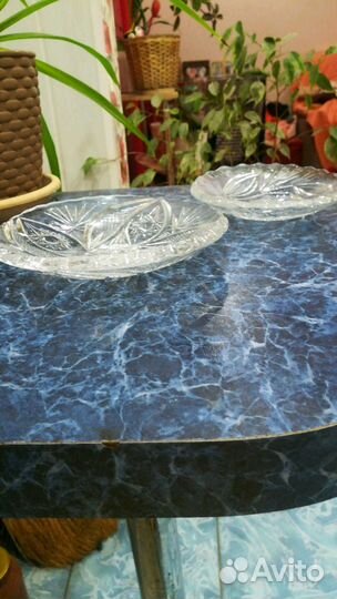 Хрустальные блюдца