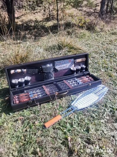 Набор шампуров подарочный