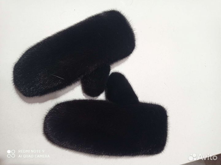 Варежки из норки