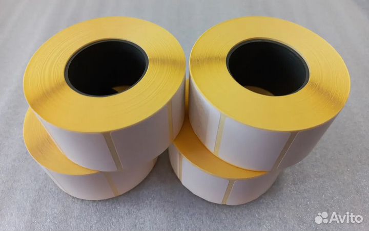 Термоэтикетки 75х120мм (300 шт)