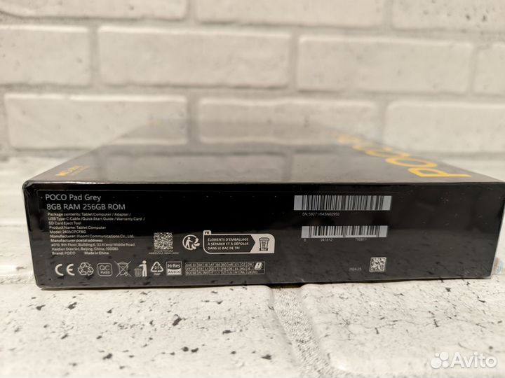 Планшет Poco Pad 8/25 Gb Новый