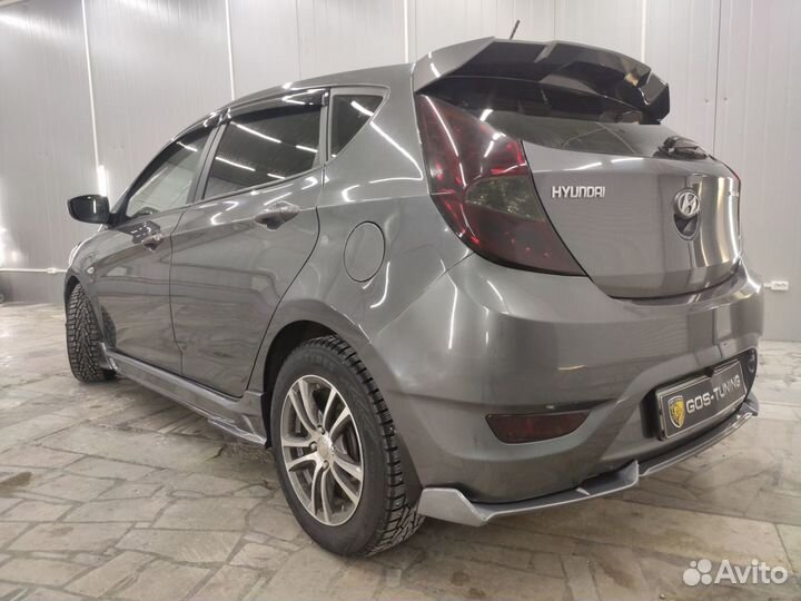 Тюнинг спойлер Sport на Hyundai Solaris Hatchback