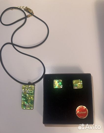 Комплект из муранского стекла