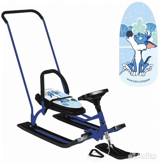 Снегокат с толкателем Волчок