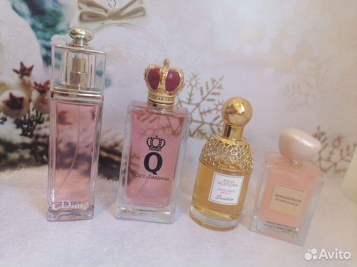 Духи женские Диор, Дольче габбана, Армани, Герлен