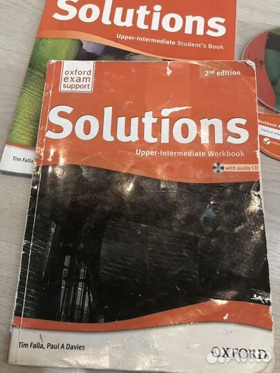 Учебник и тетрадь solutions upper - Intermediate