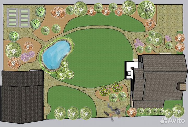 Ландшафтный дизайн. Эскизное проектирование