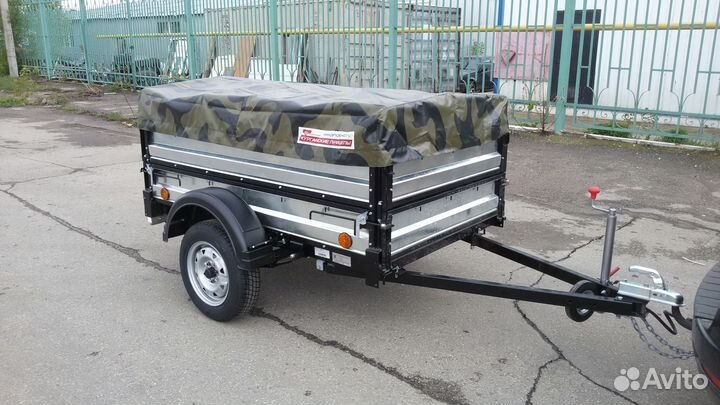 Прицеп Крепыш с оцинкованными бортами
