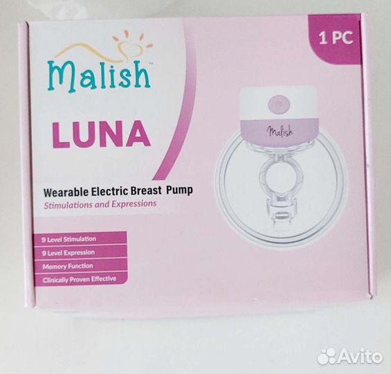 Молокоотсос электрический Malish Luna, бу