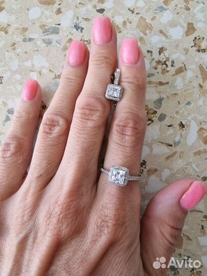 Серьги серебро