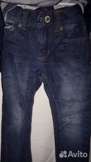 Пакет. Жилет, джинсы, толстовка. 92см Шапка подар