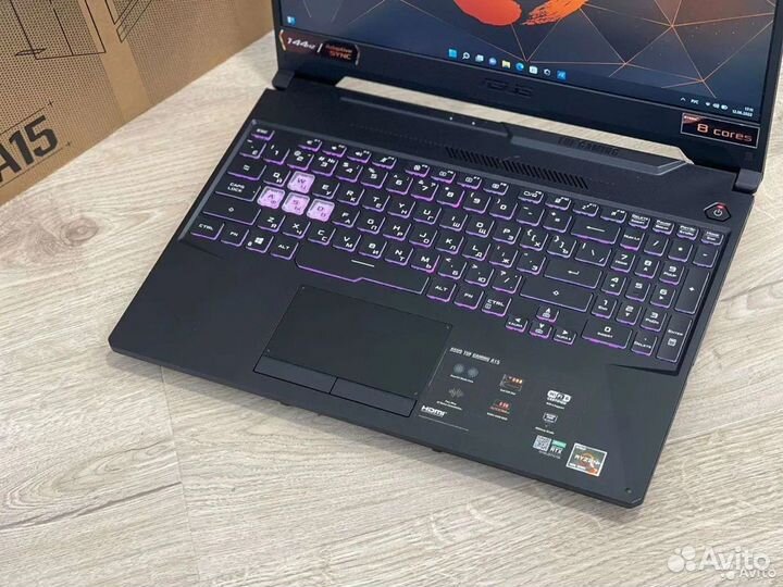 Топ asus 144Hz 16 ядер 24Gb Ryzen 7 RTX 3050 SSD