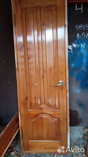 Межкомнатные двери бу деревянные 80-206; 60