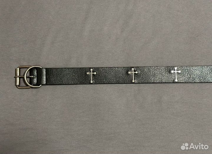 Ремень Undercover 02aw archive leather belt