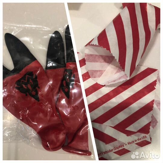 Воздушные красные шары с декором для праздника