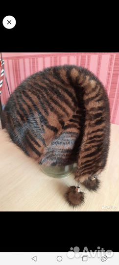 Шапка норковая женская бу