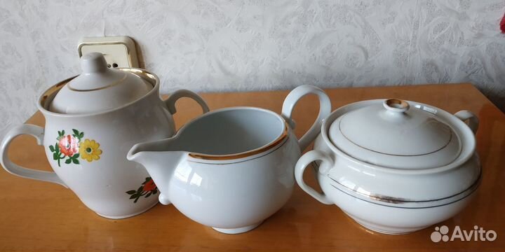 Граненые стаканы,салатники и сахарницы времён СССР