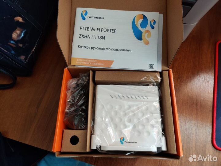 Fttb WI-FI Роутер zxhn H118N