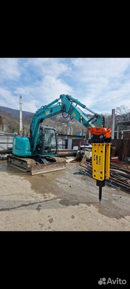 Мини-экскаватор Kobelco SK75UR-3E, 2020